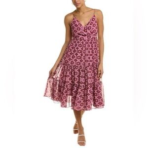 Sachin and Babi Pink Patterned Women's Dress